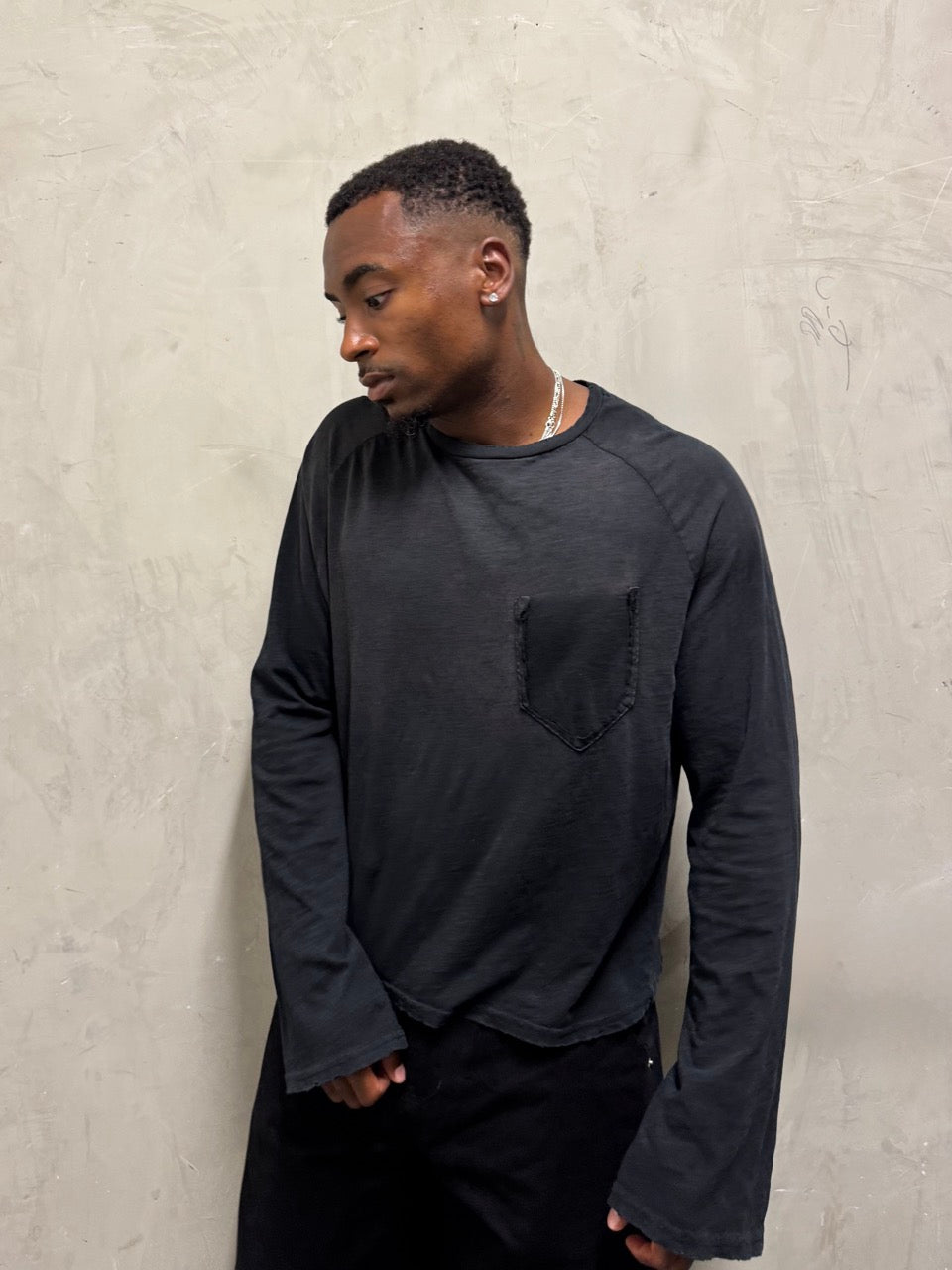 Shadow Pocket Tee - Midnight