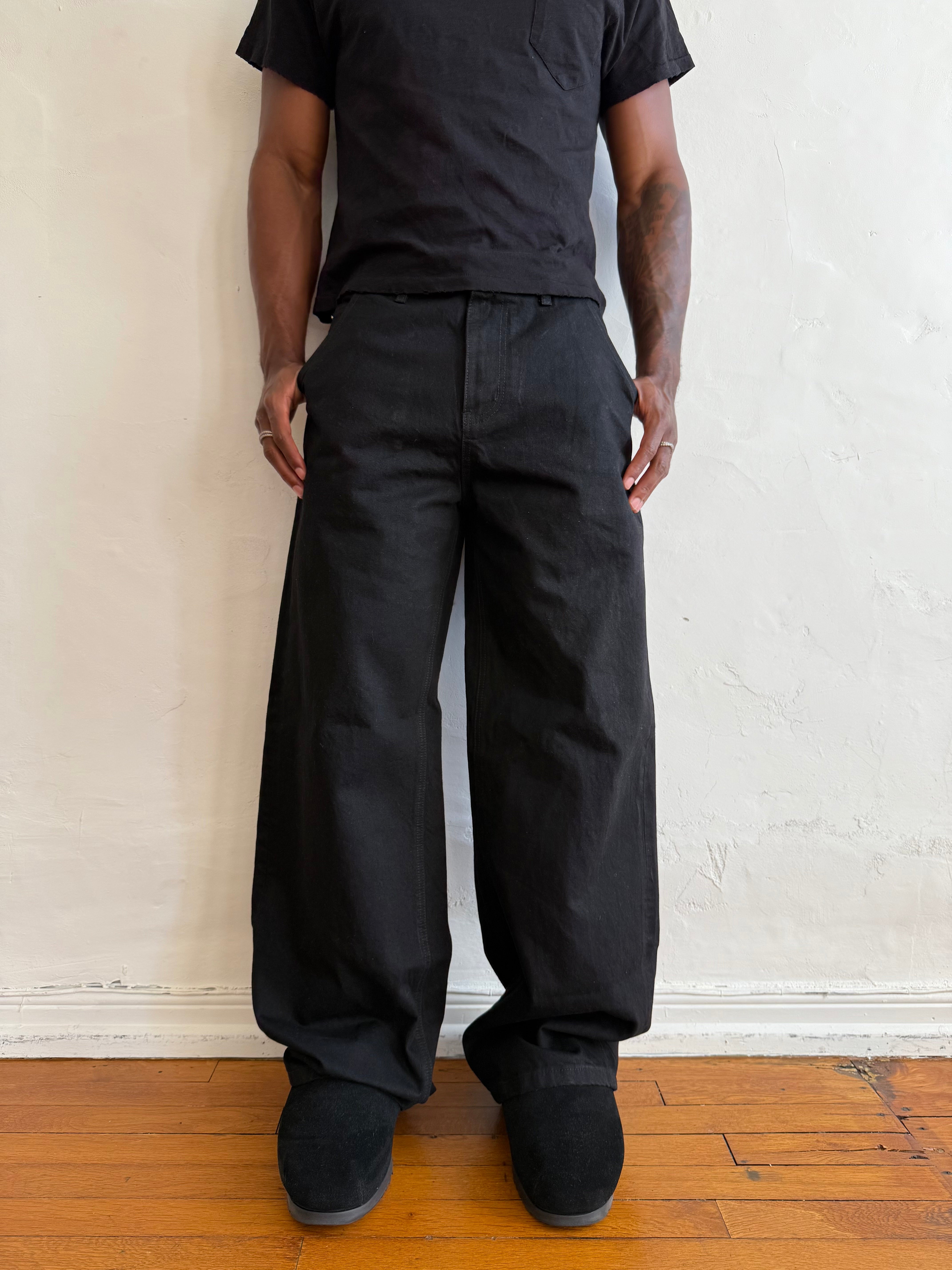 "GARAGE" Jet Black Denim