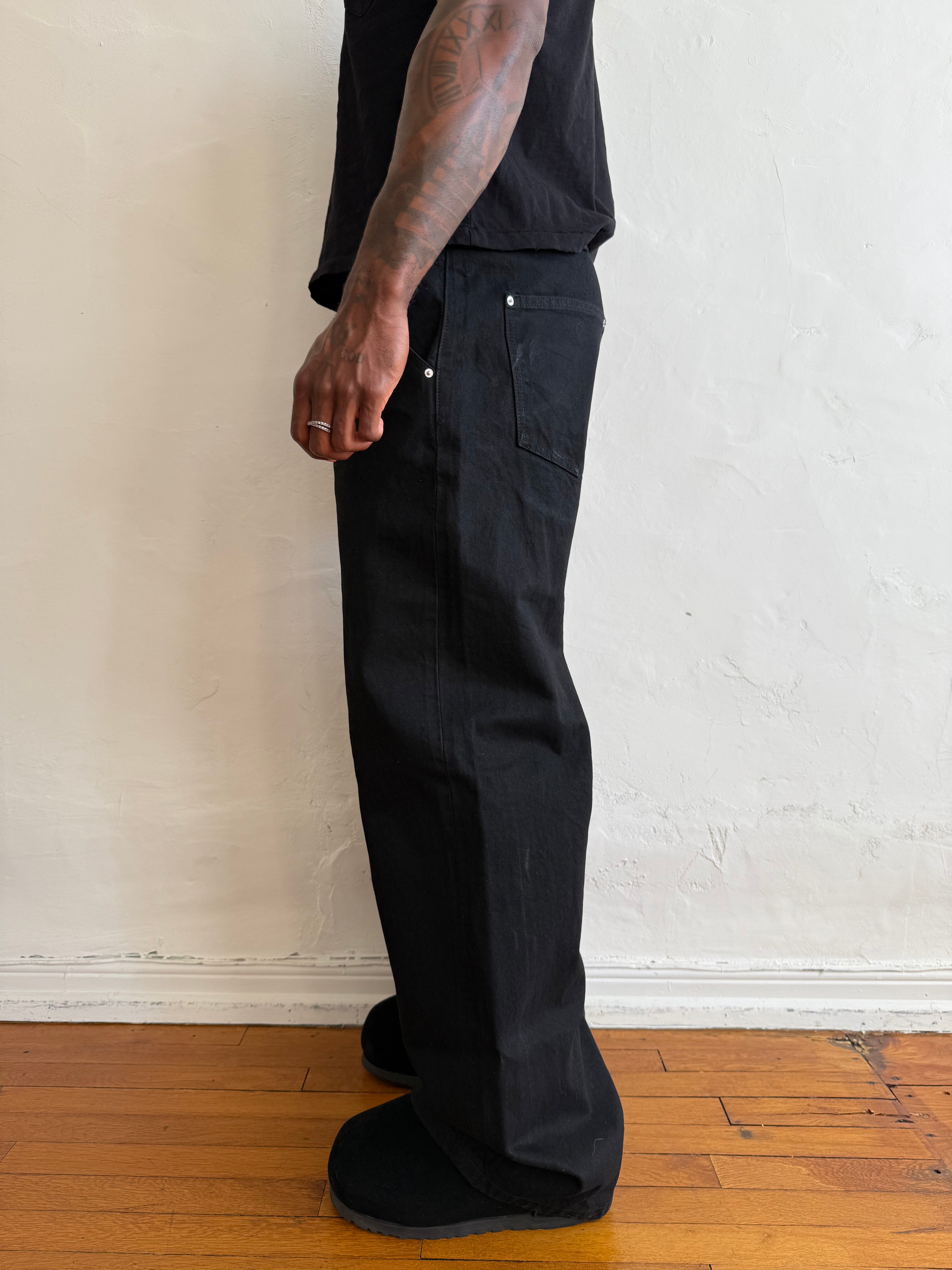 "GARAGE" Jet Black Denim