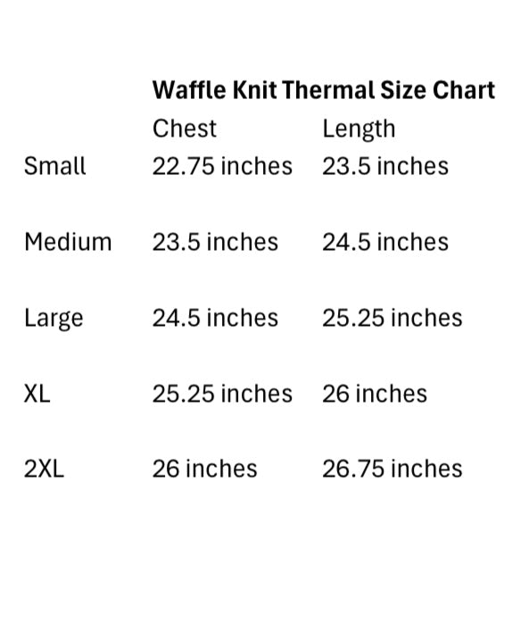 Raglan Waffle Knit Thermal - Bone White