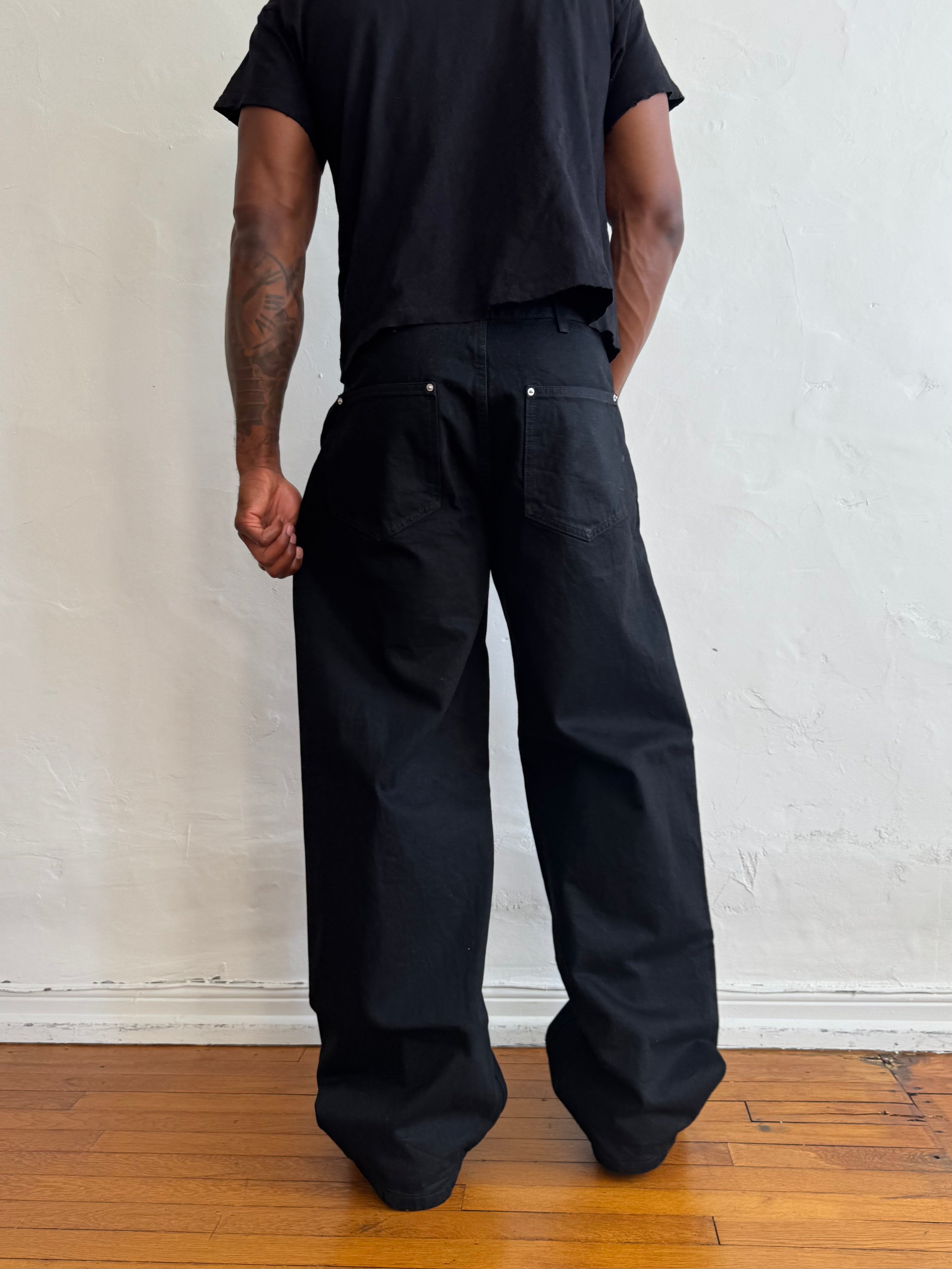 "GARAGE" Jet Black Denim