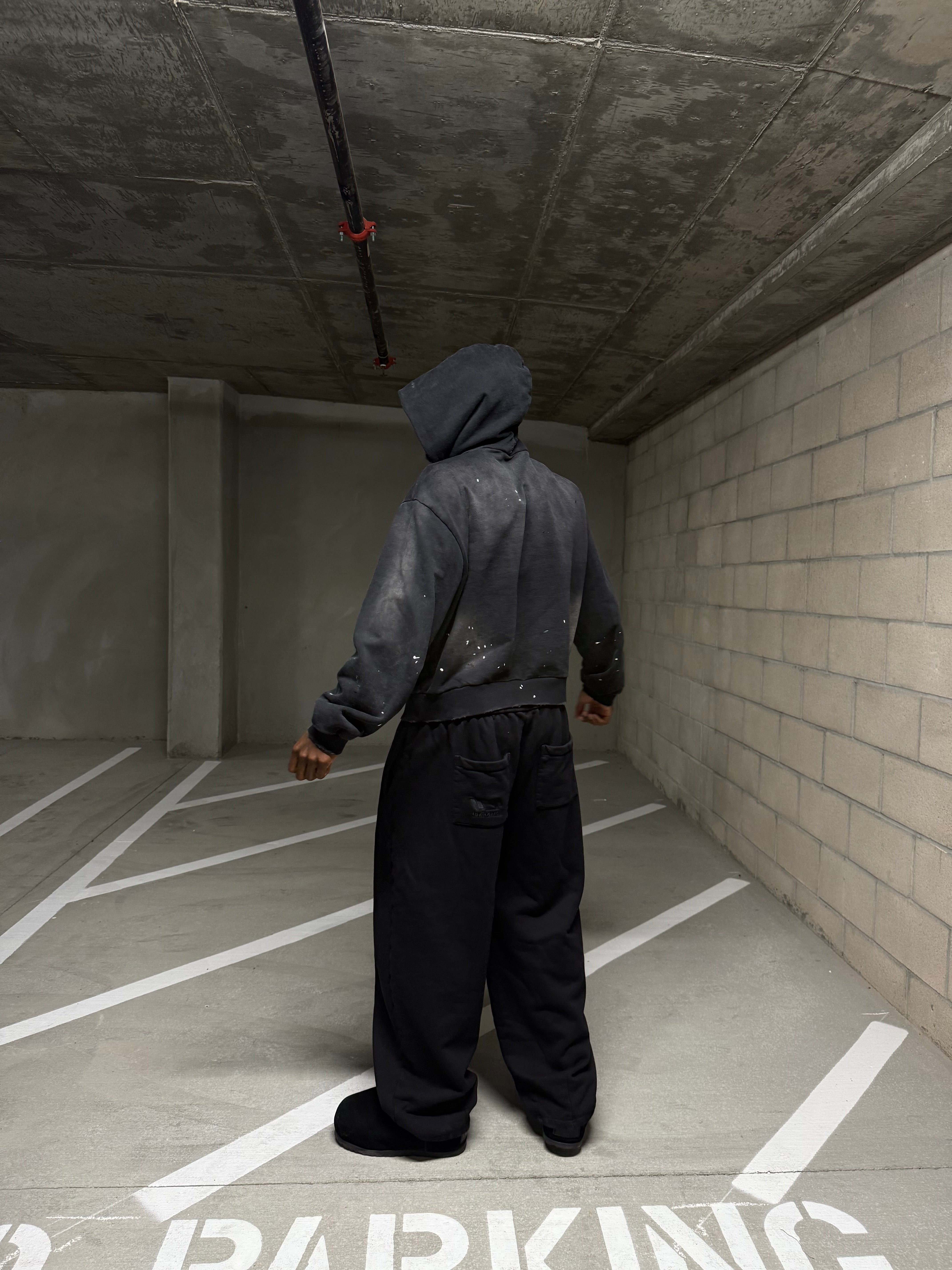 “Splatter” Hoodie - Black