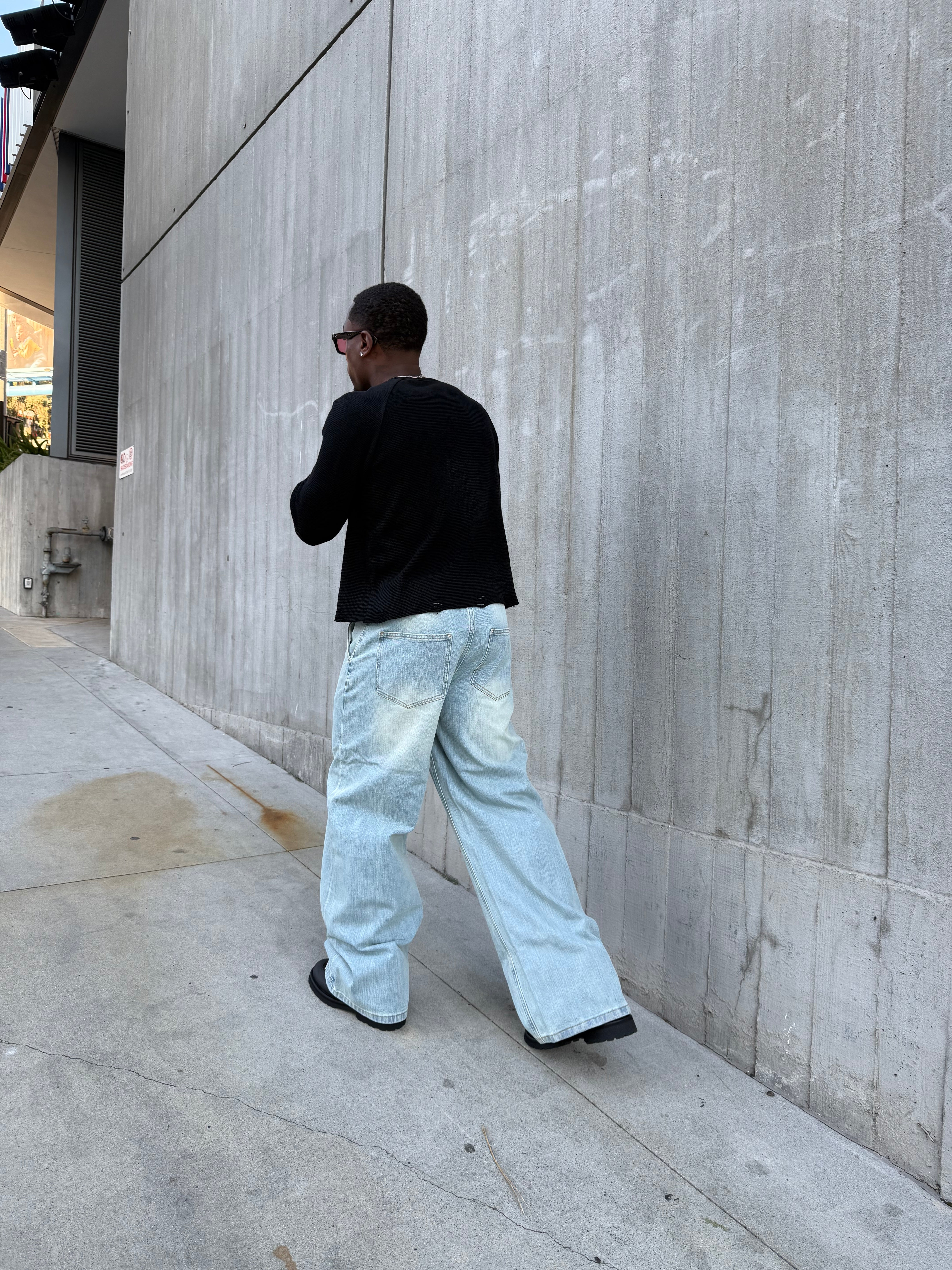 V2 Henley Thermal — Washed Onyx