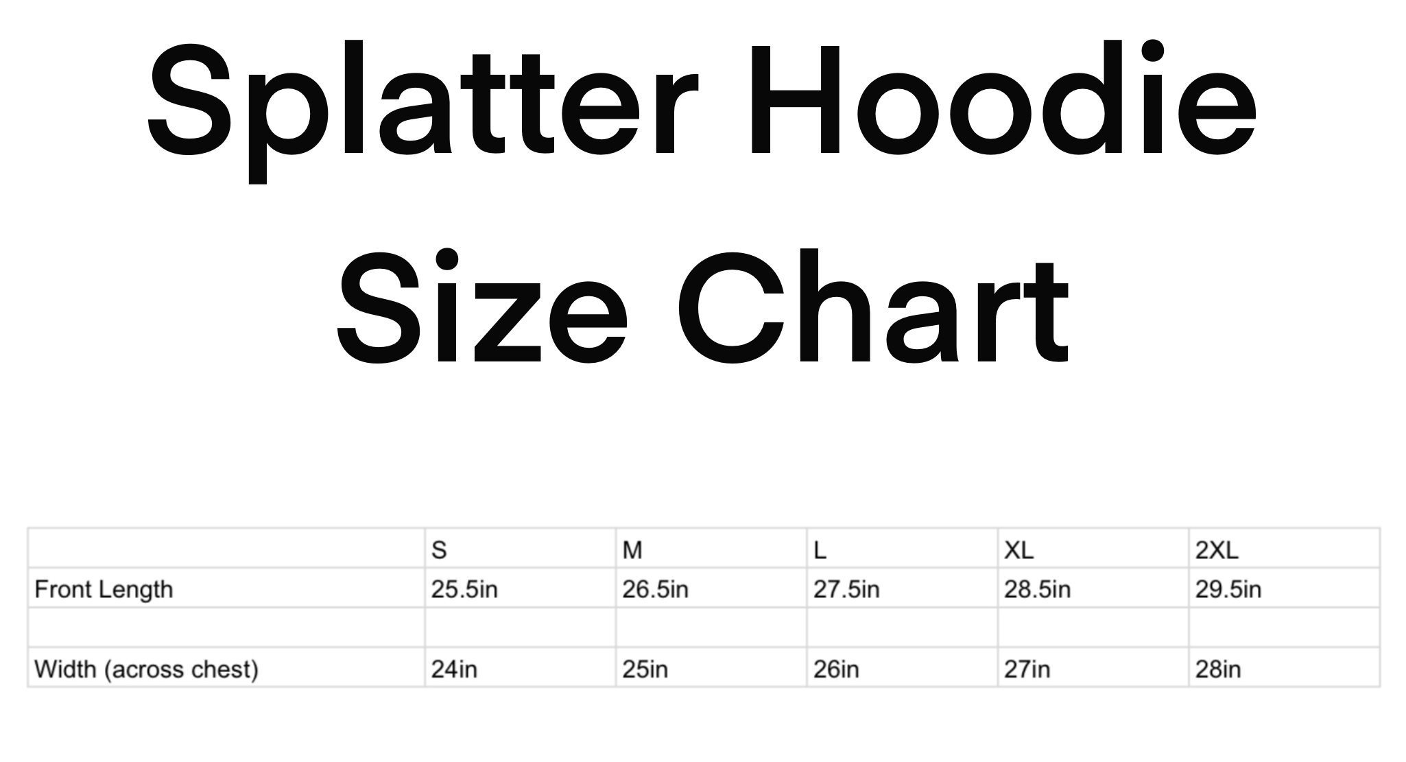 “Splatter” Hoodie - Black